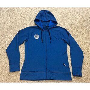 Outdoor Research Women Blue Emersion Fleece Hoodie Full Zip Size Small EUC WTA